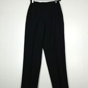🎁5/$25 V.I.Petites Dress Pants Relaxed Fit Women's Black Size 10P